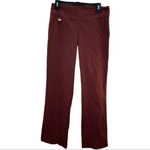 New Directions Women's Pull on Pants Flat Front Burnt Orange Size 8 - Picture 1 of 4